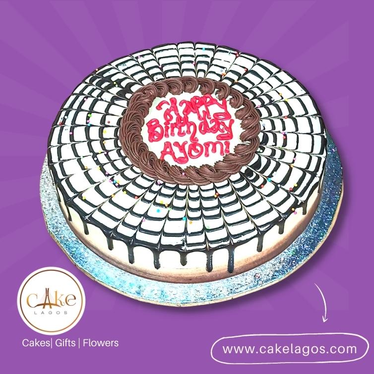Vancho Vanilla Chocolate Cake, - Just Bake