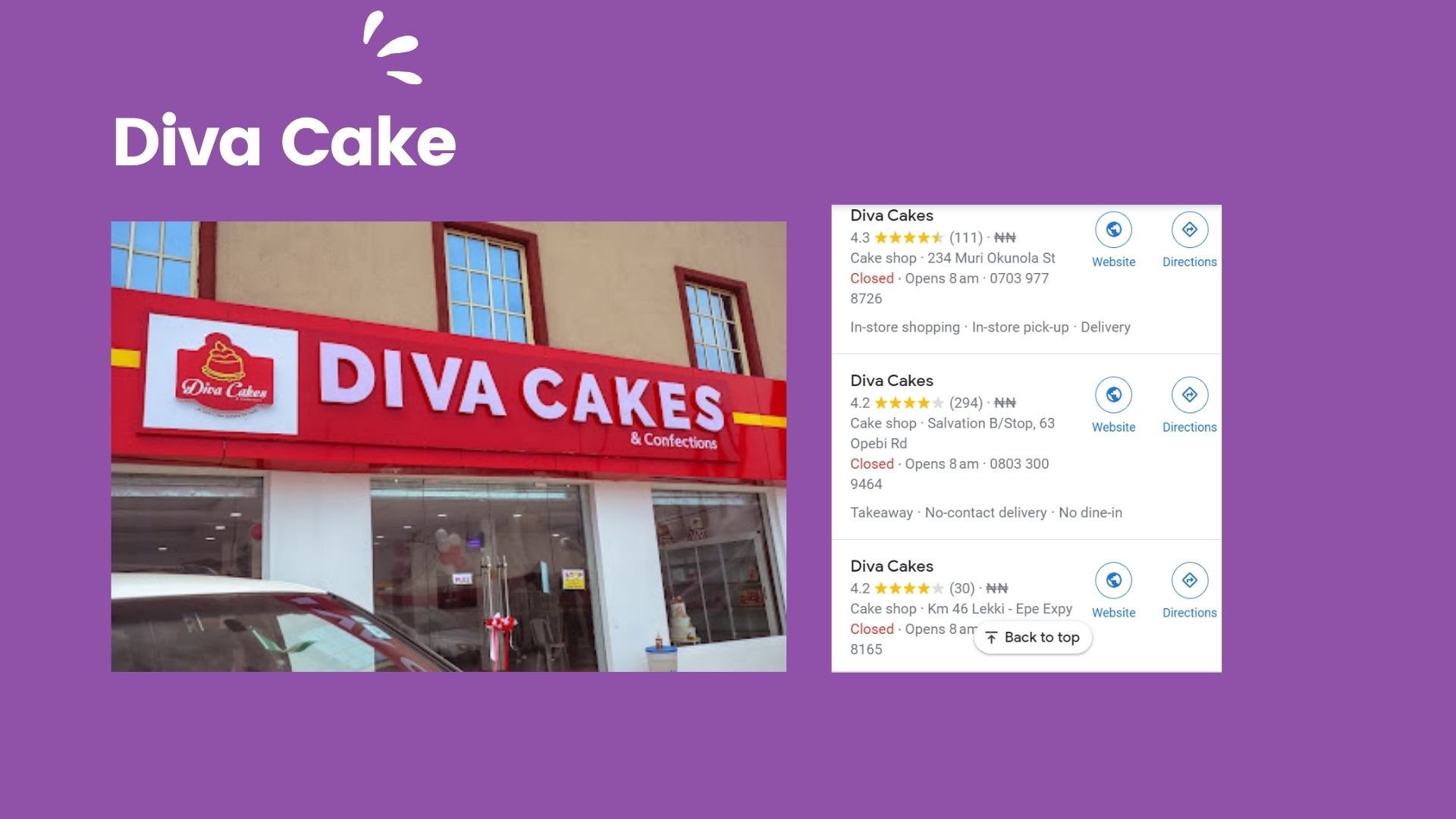 Diva Cakes & Confections(orderdivacakes)'s Favorite Links - Linktree